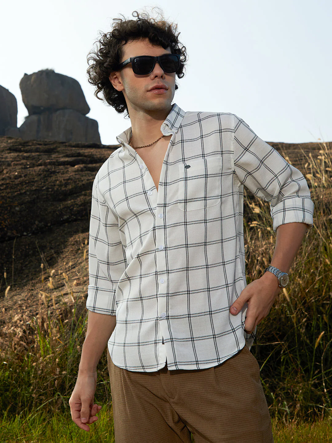 BiGraph-Check Shirt