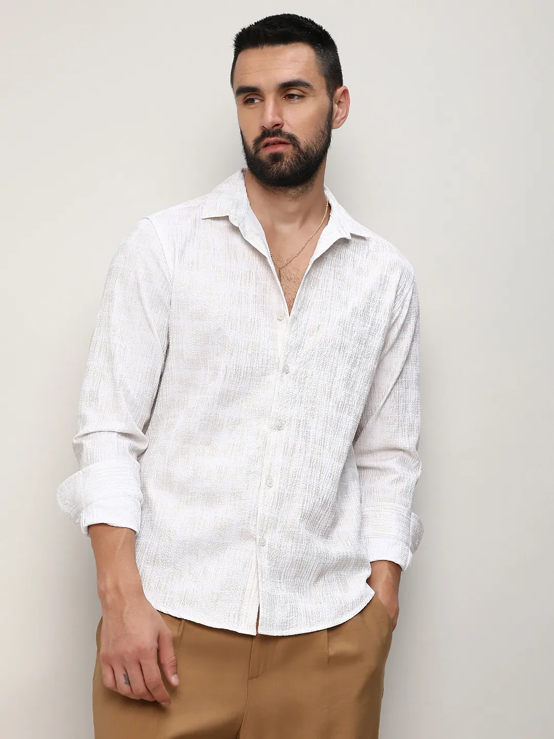 Foil-Creased Shirt - Image 7