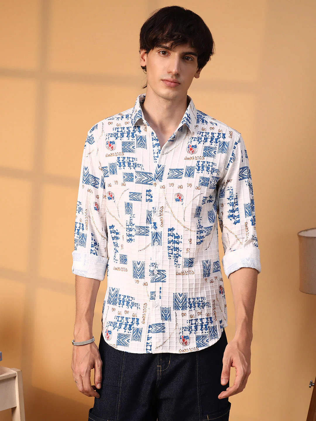 Folk-Waffle Shirt - Image 2