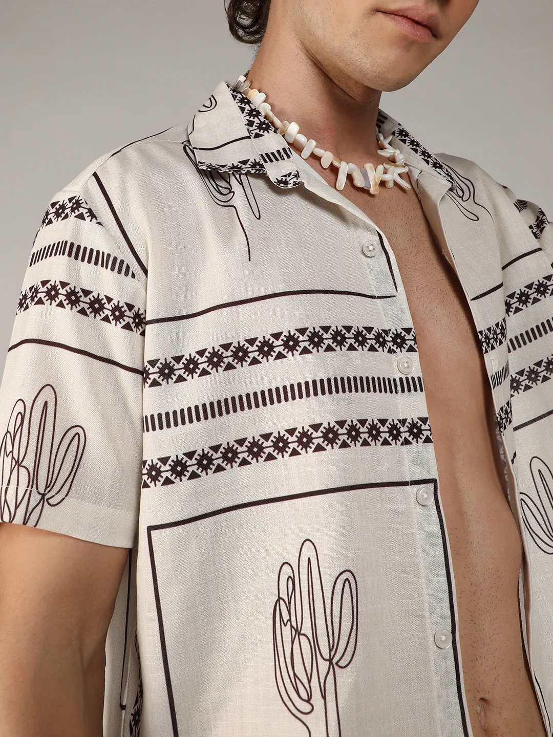 Geometric Lined Shirt - Image 12