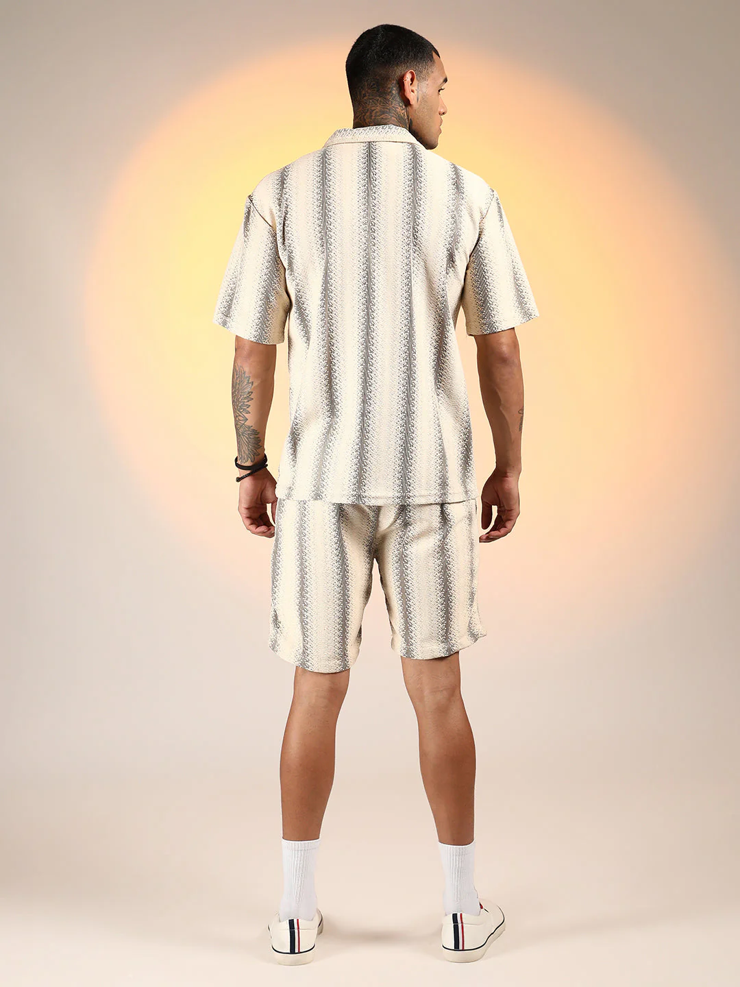 Texture-Striped Co-Ord Set - Image 4