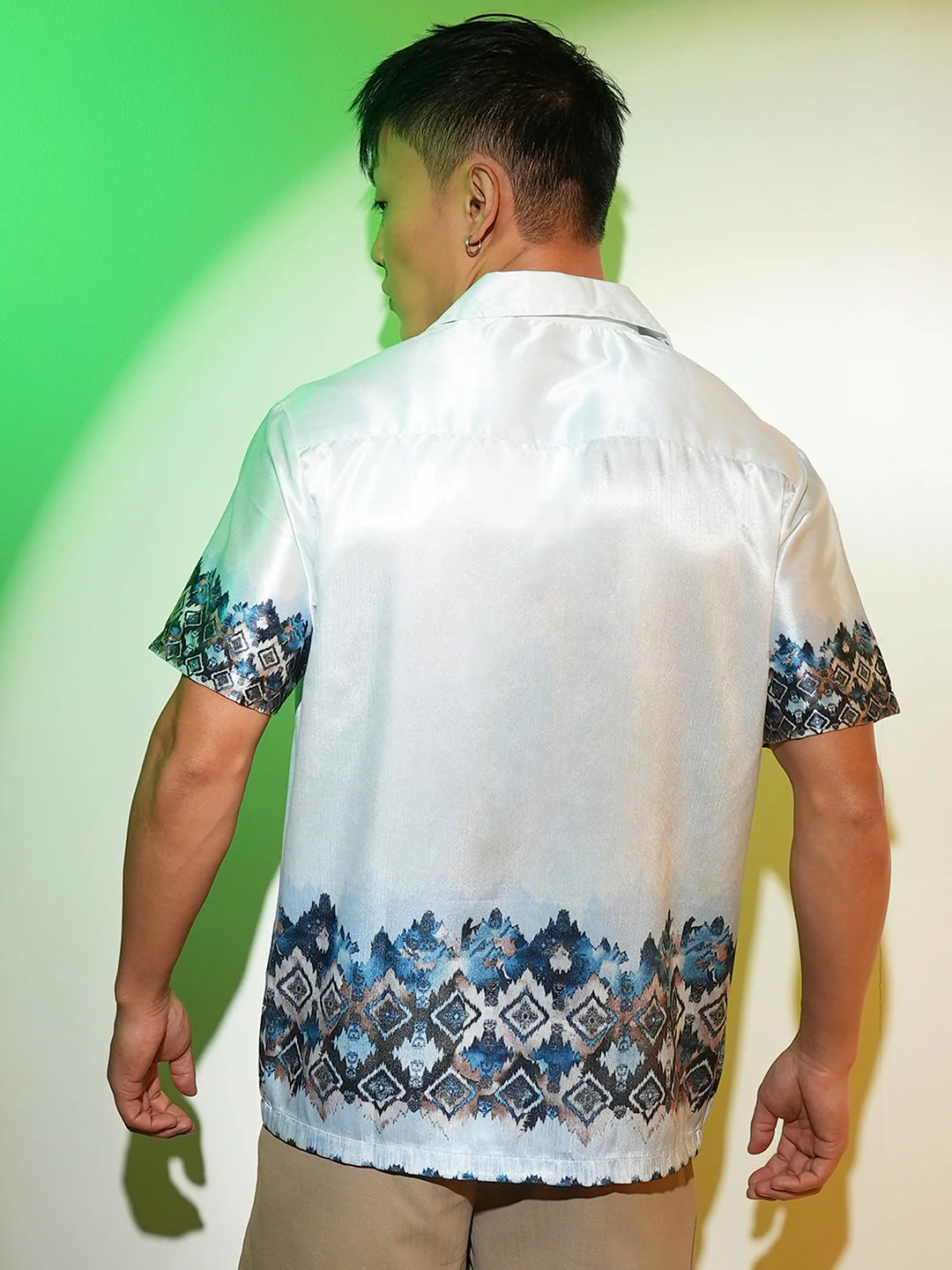 Oceanic-Geometric Shirt - Image 4