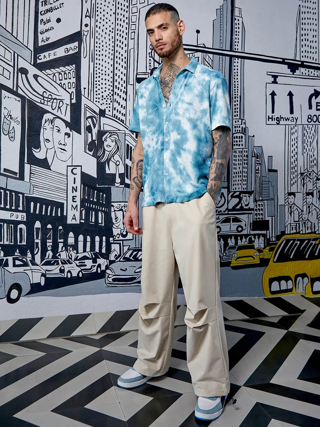 Tie-Dye Knit Shirt - Image 2