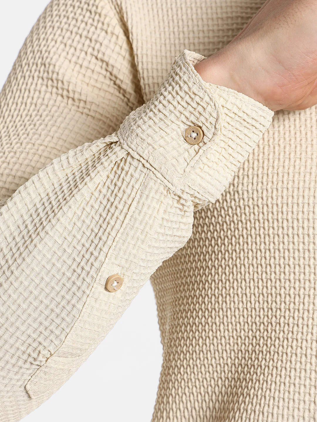 Weave-Textured Shirt - Image 15