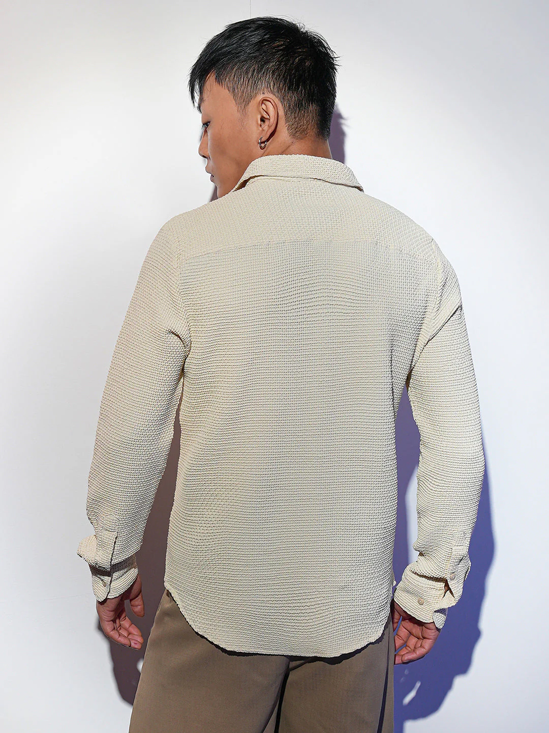 Weave-Textured Shirt - Image 4