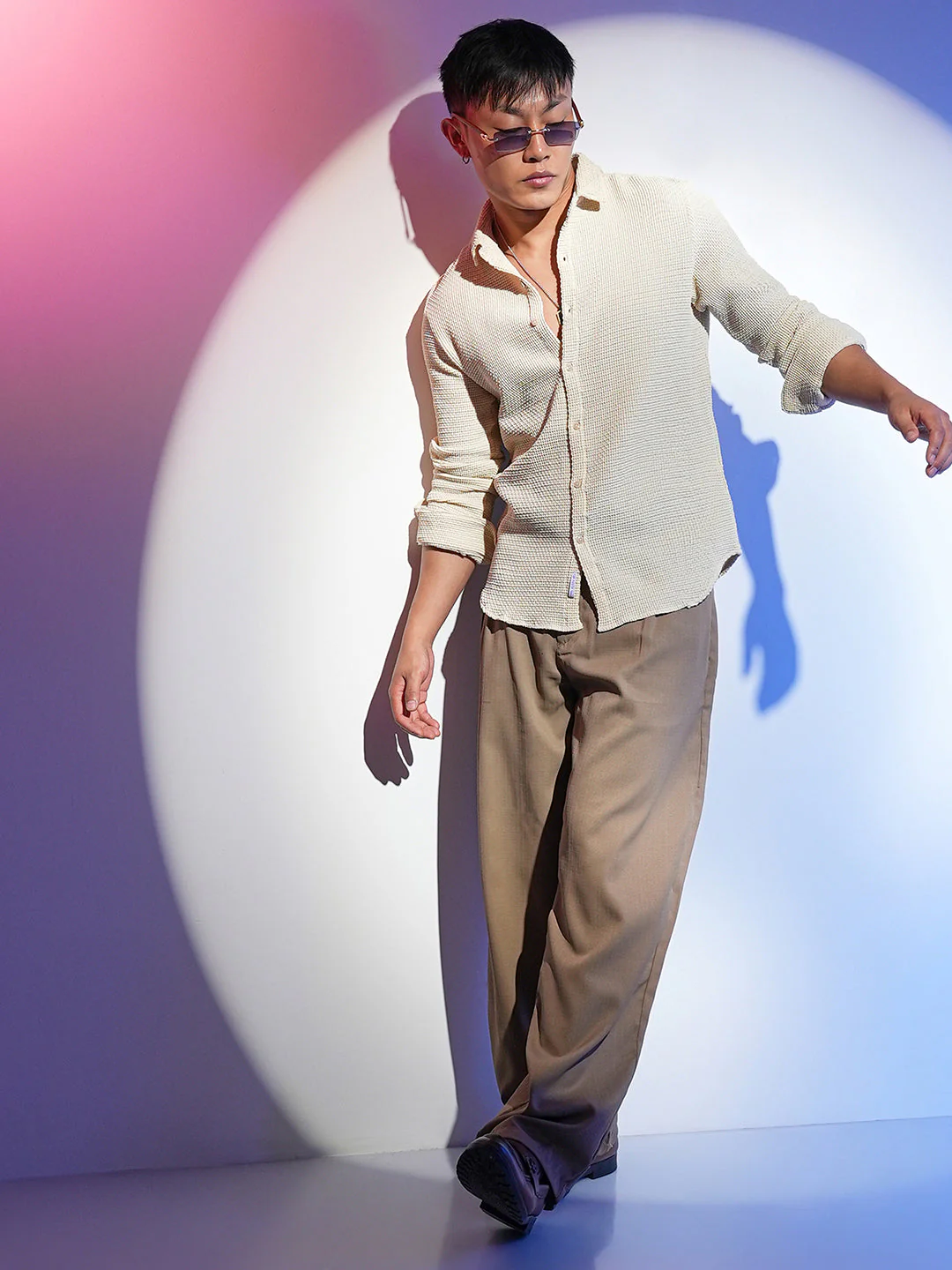 Weave-Textured Shirt - Image 6