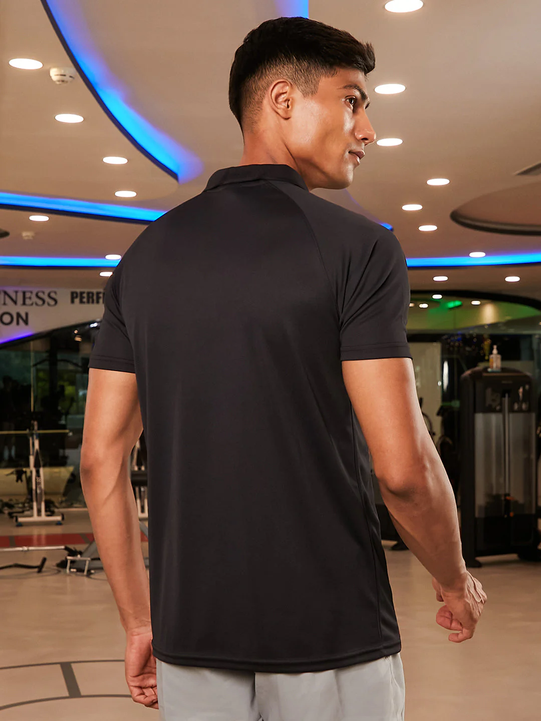 Ombre Polo Activewear T-Shirt - Image 4