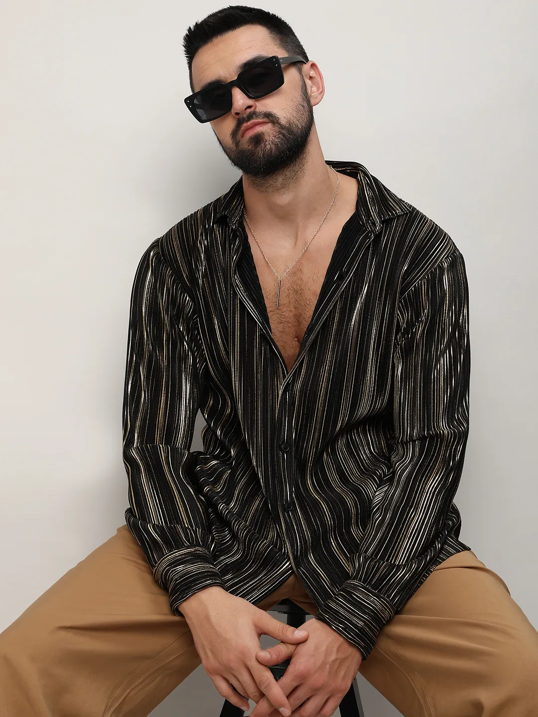Pleat-Creased Shirt - Image 3