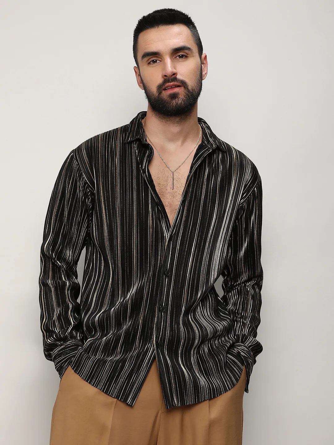 Pleat-Creased Shirt - Image 4