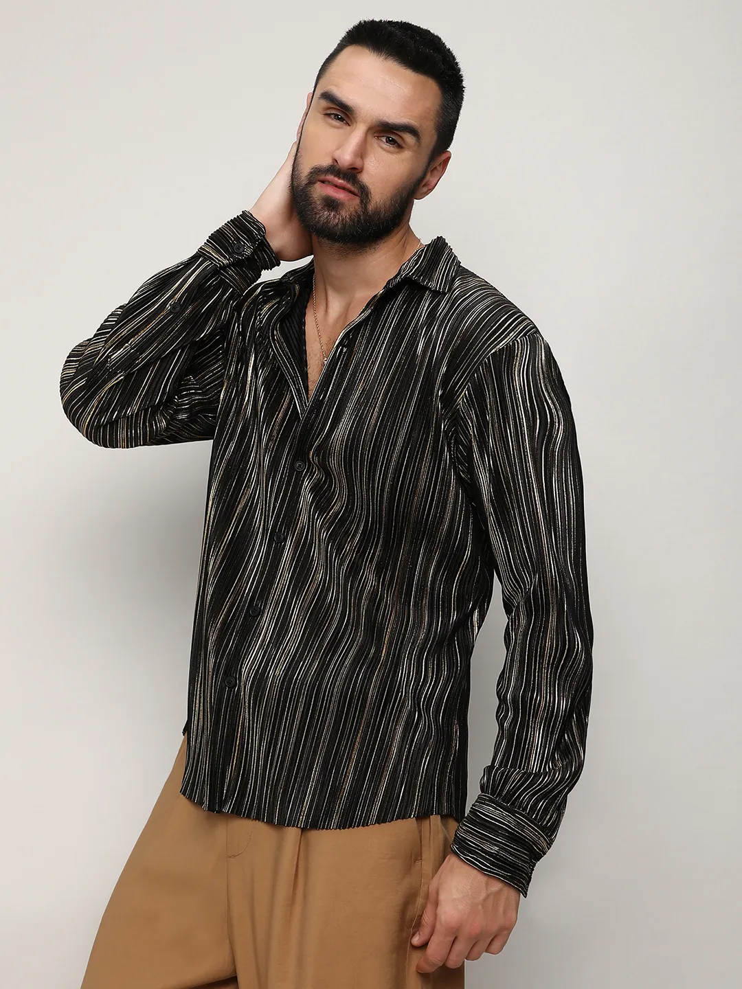 Pleat-Creased Shirt - Image 5