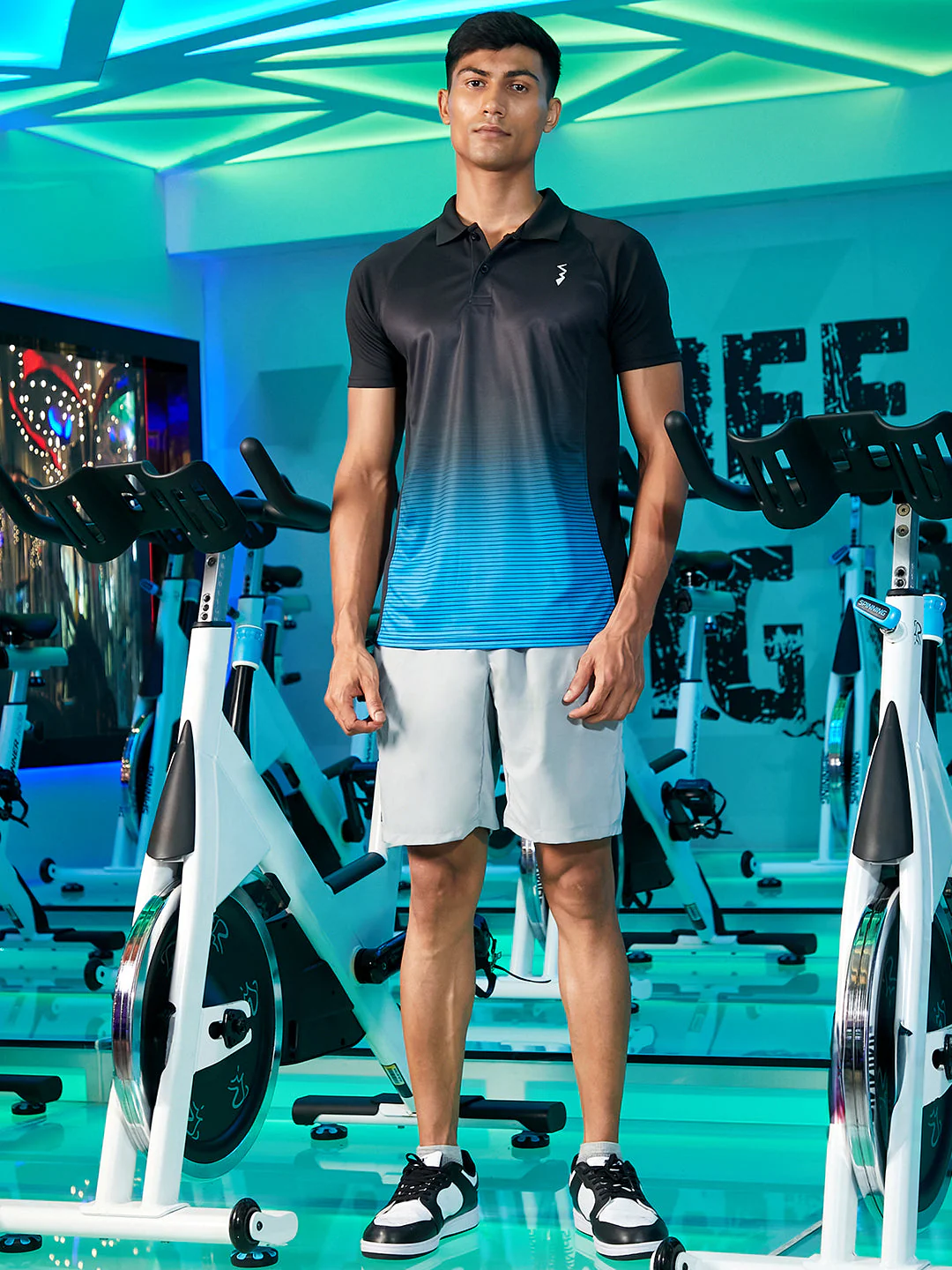 Ombre Polo Activewear T-Shirt - Image 5