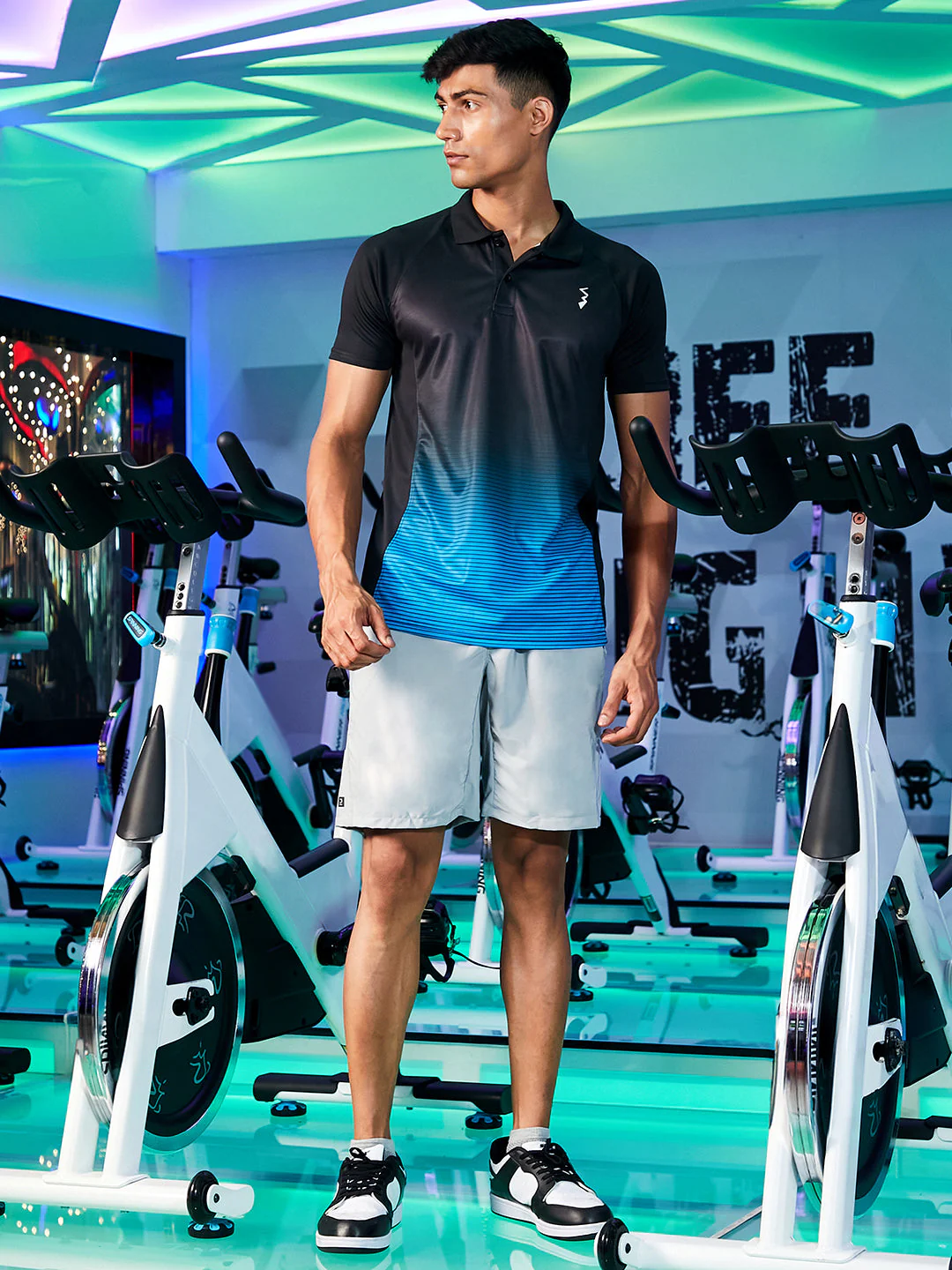 Ombre Polo Activewear T-Shirt - Image 6