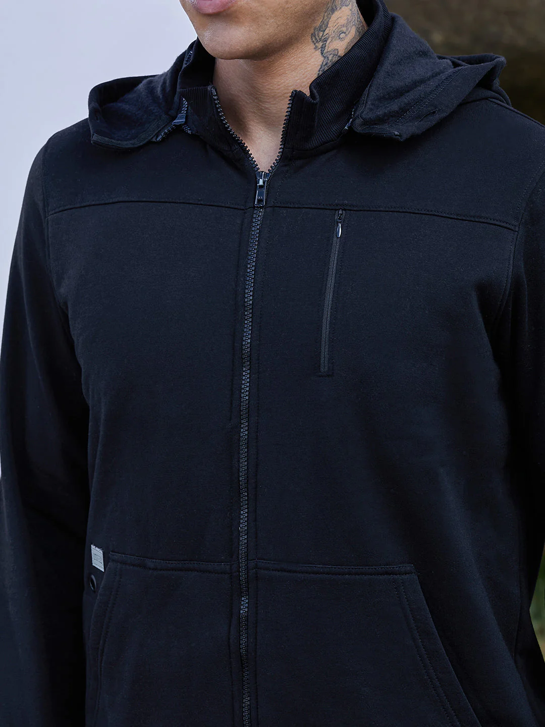 Men's Zip-Front Travel Hoodie Sweatshirt - Image 7