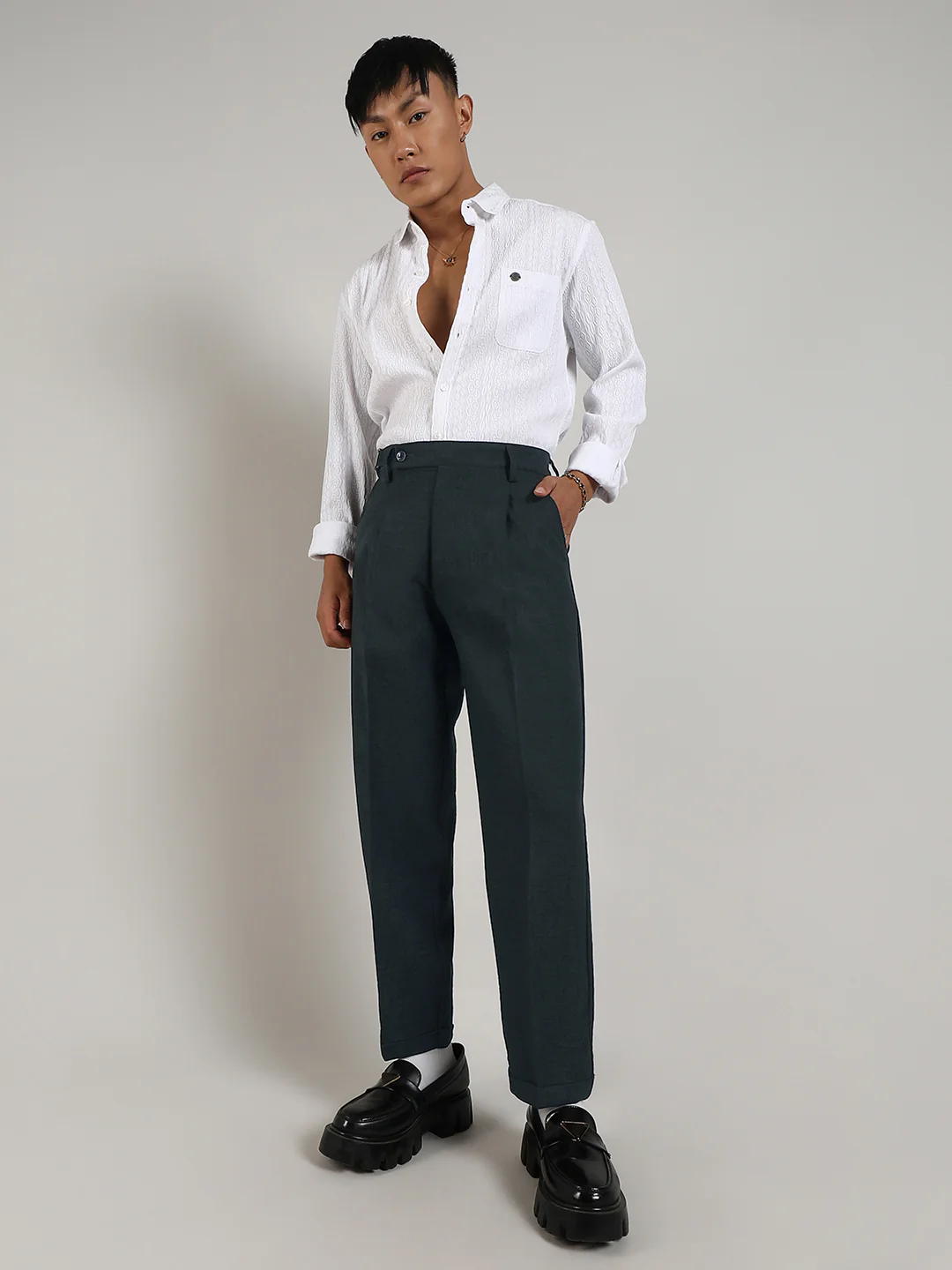 Lightweight - Tailored Linen-Blend Trousers - Image 5