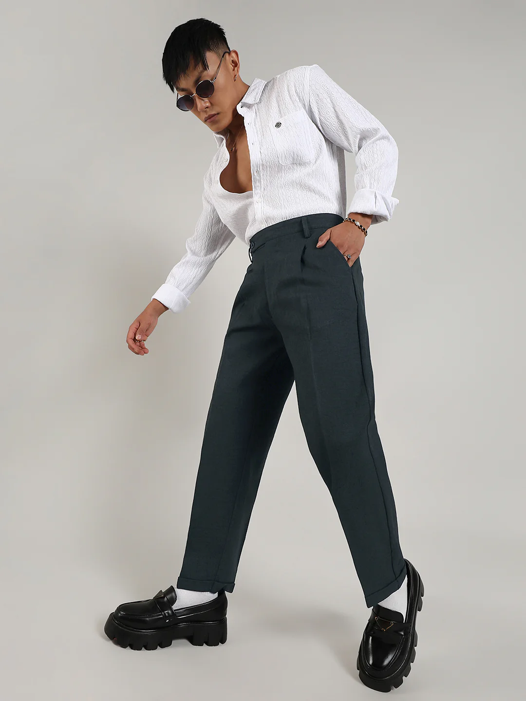 Lightweight - Tailored Linen-Blend Trousers - Image 6