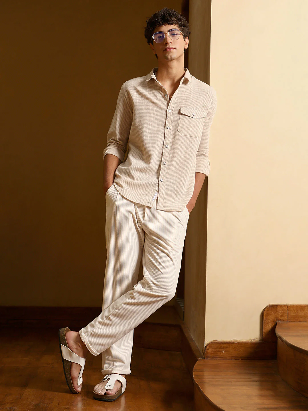Candy-Stripe Jacquard Shirt - Image 5