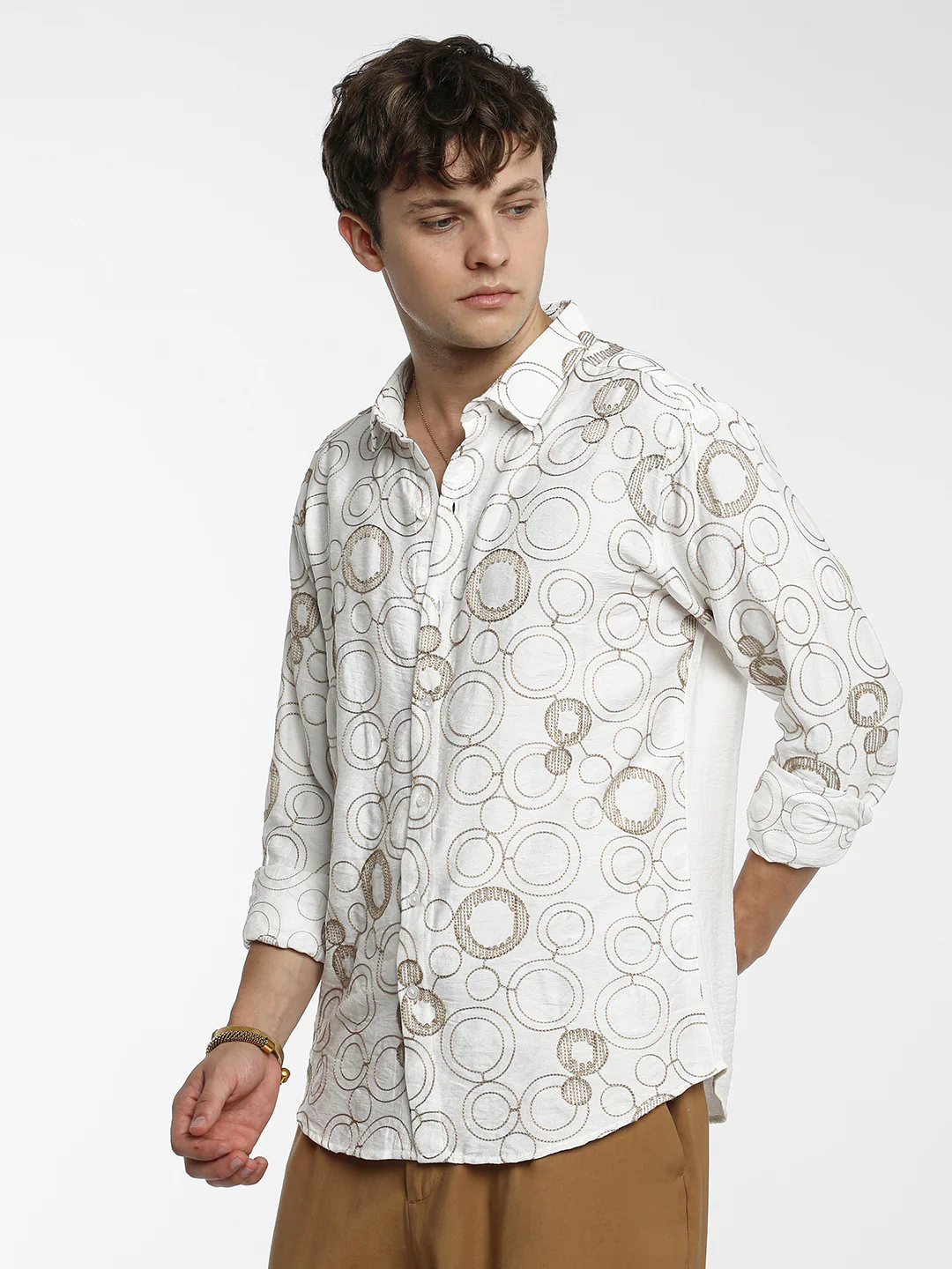 Circular-Lined Shirt - Image 11