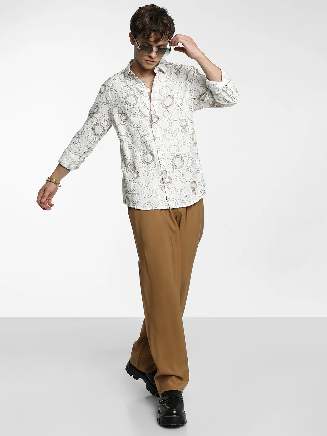 Circular-Lined Shirt - Image 14