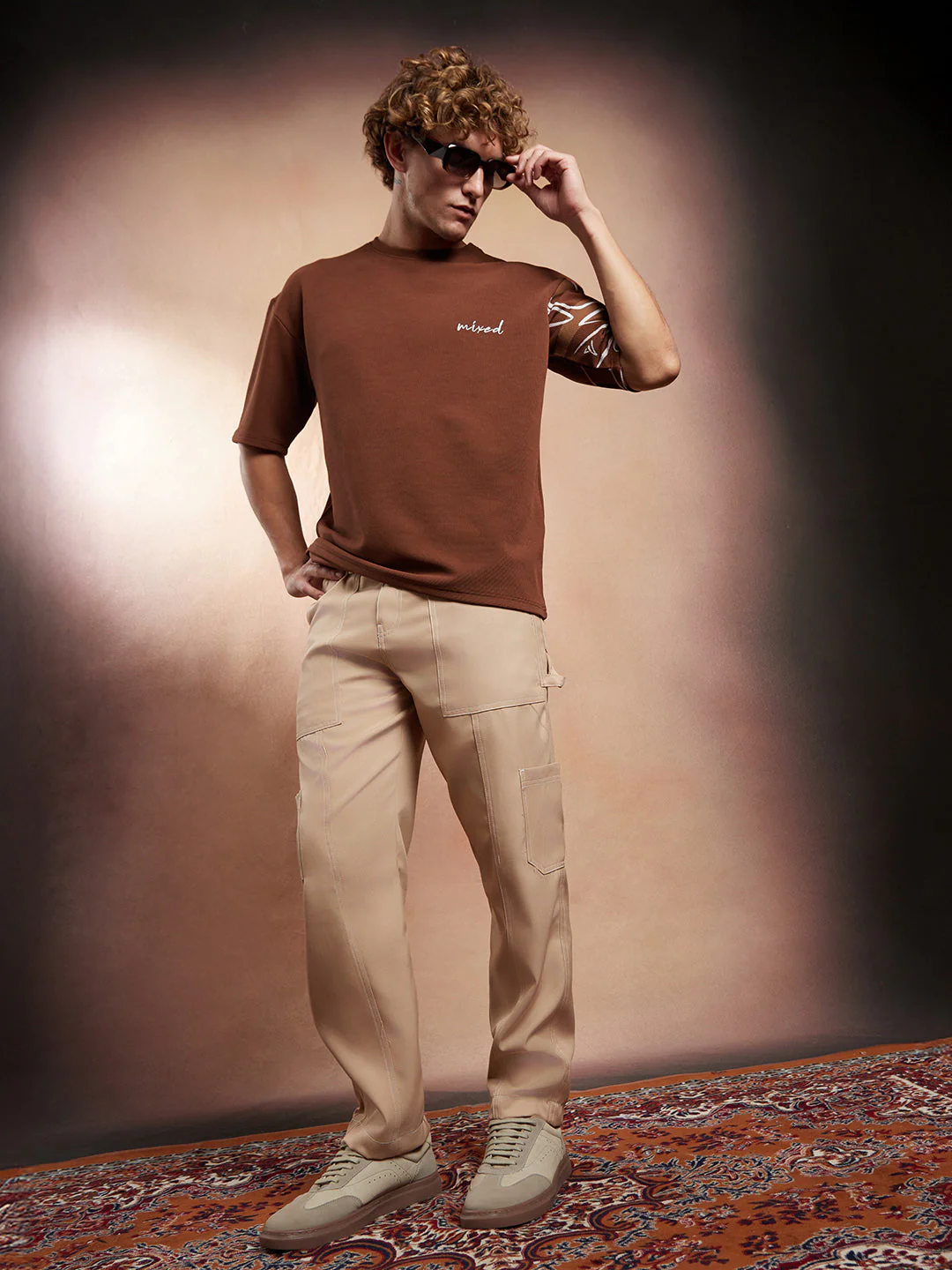 Contrast-Stitch Carpenter Utility Trousers - Image 5