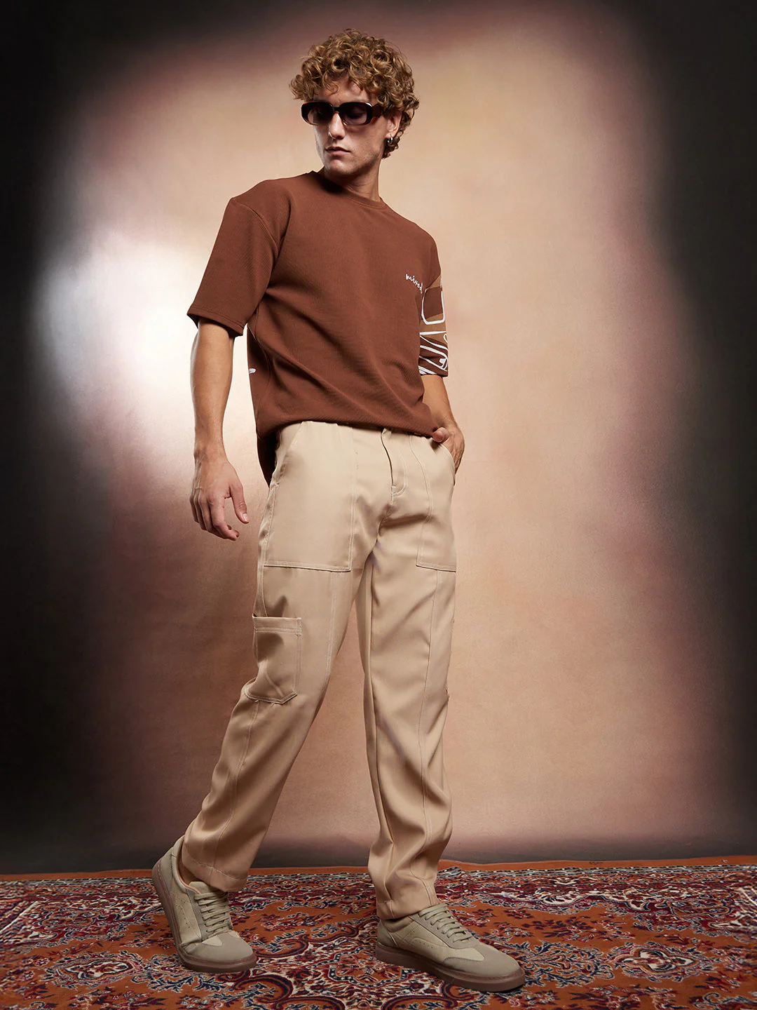 Contrast-Stitch Carpenter Utility Trousers - Image 6