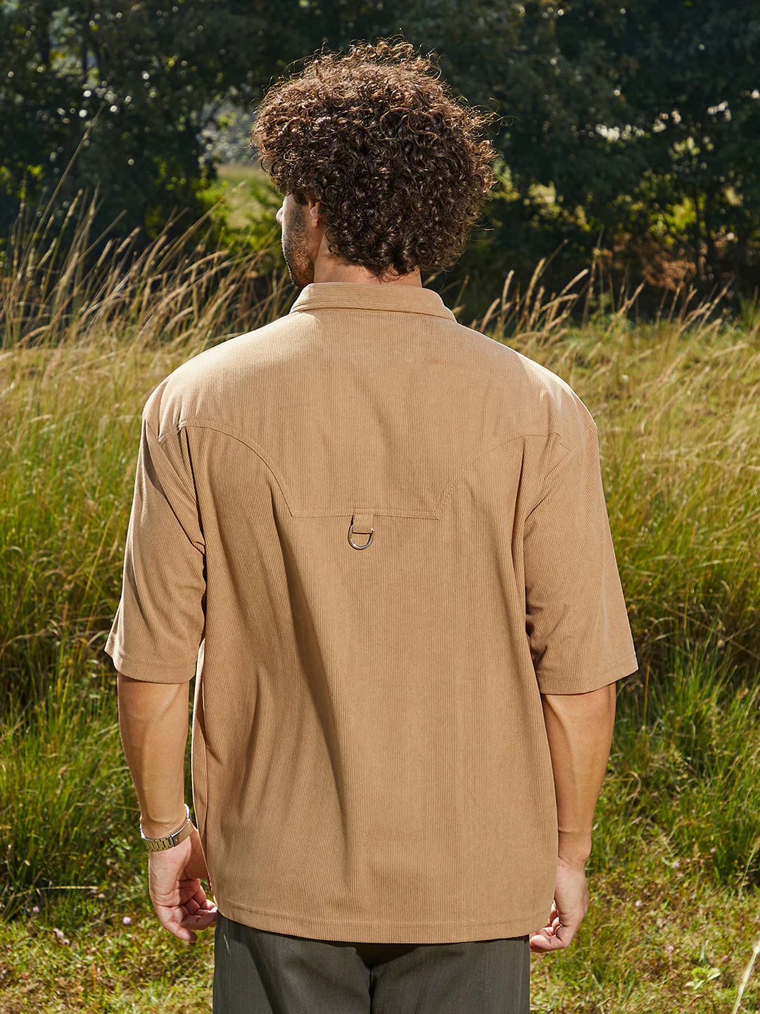Corduroy Oversized Shirt - Image 4