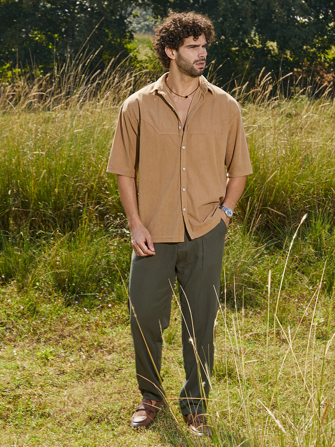 Corduroy Oversized Shirt - Image 5