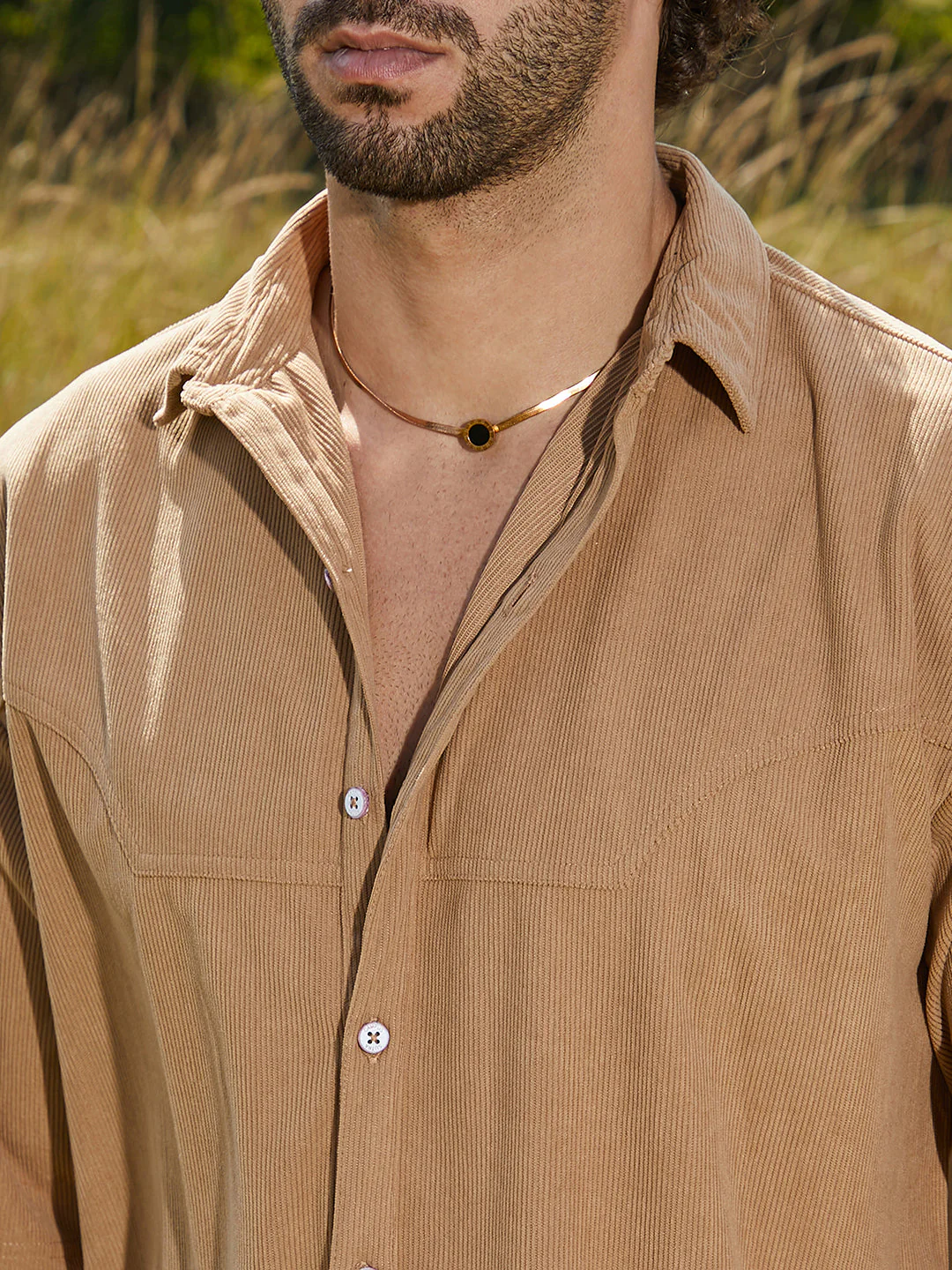 Corduroy Oversized Shirt - Image 7