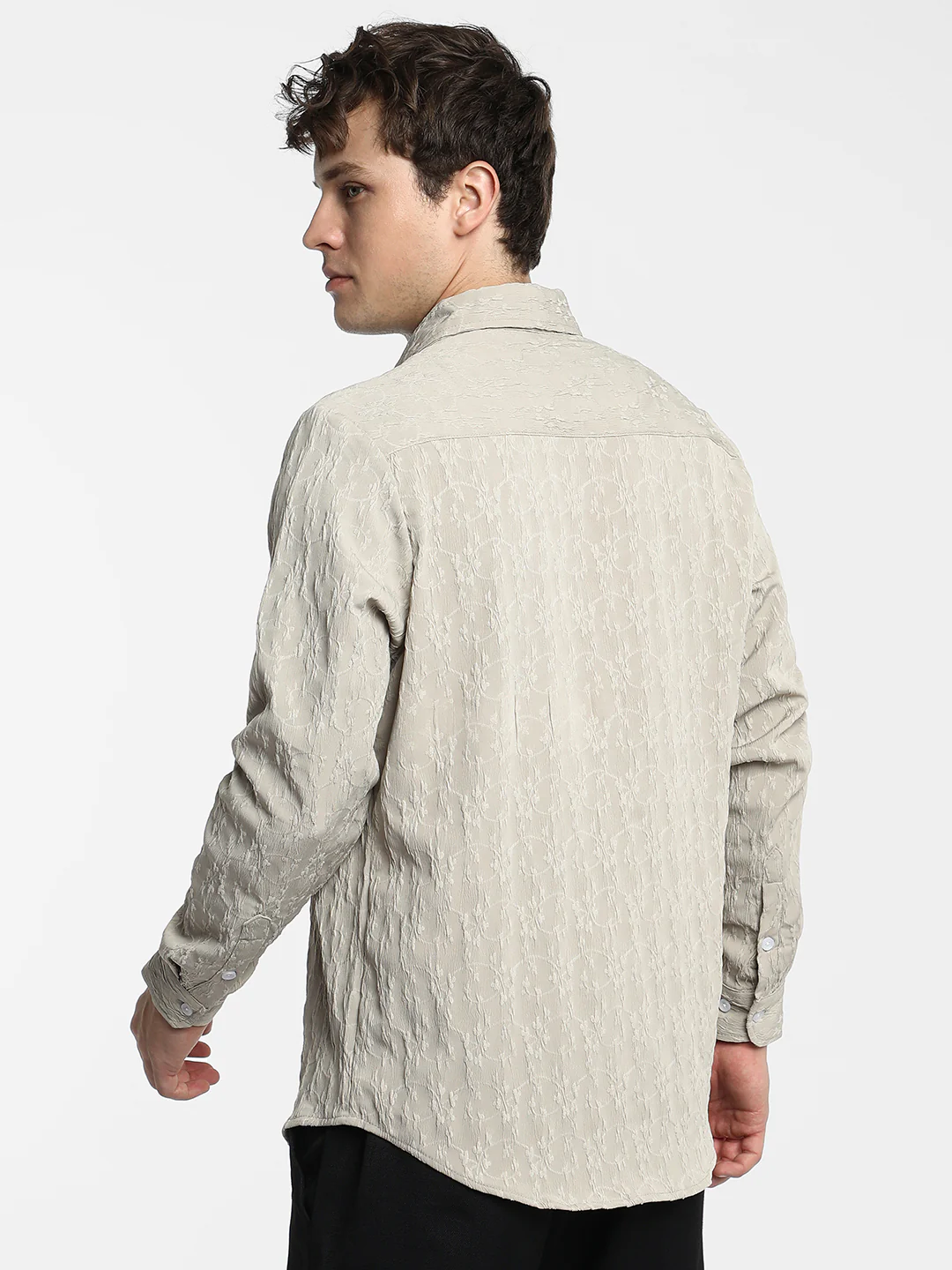 Floral-Textured Shirt - Image 12