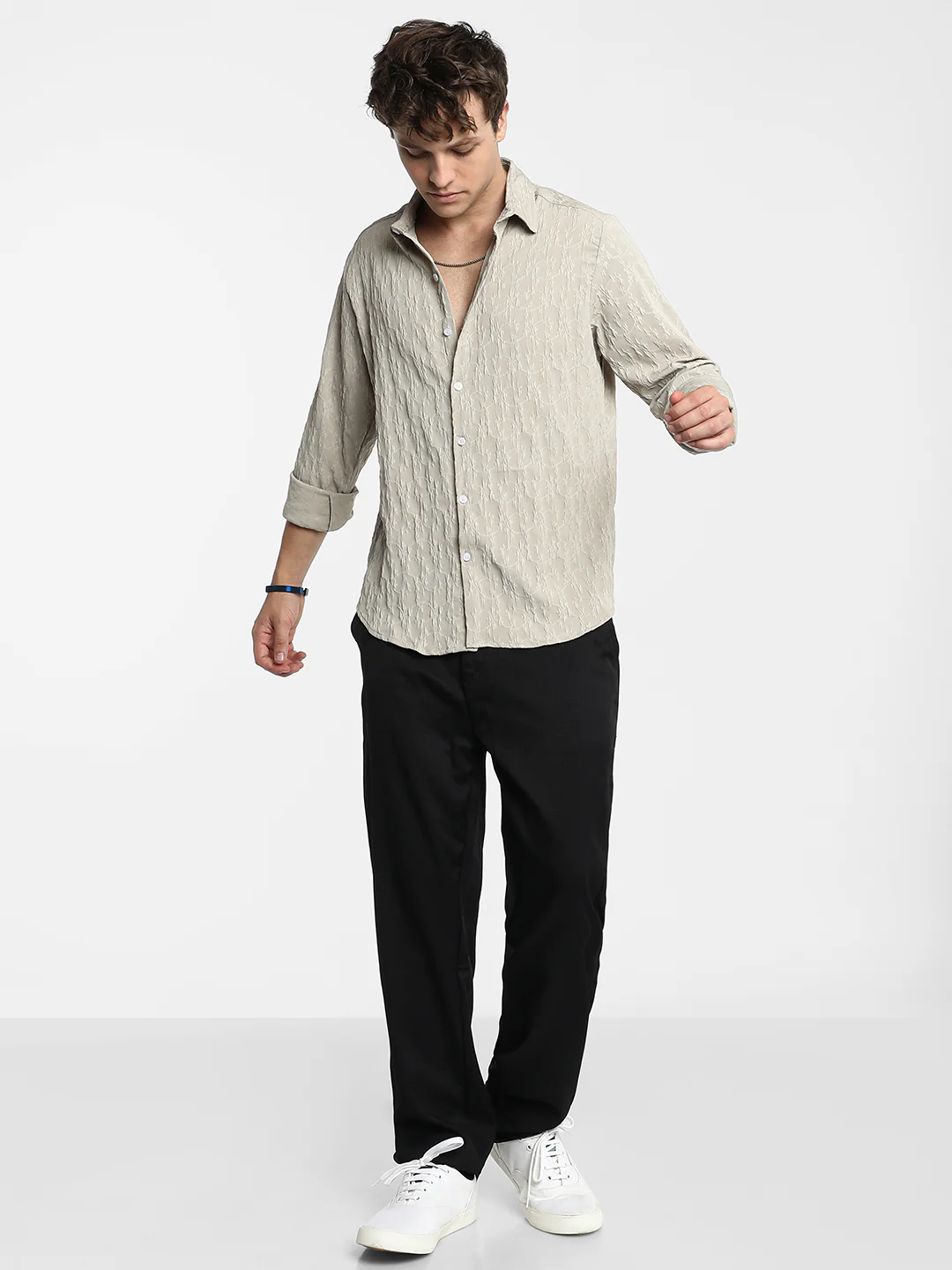 Floral-Textured Shirt - Image 13