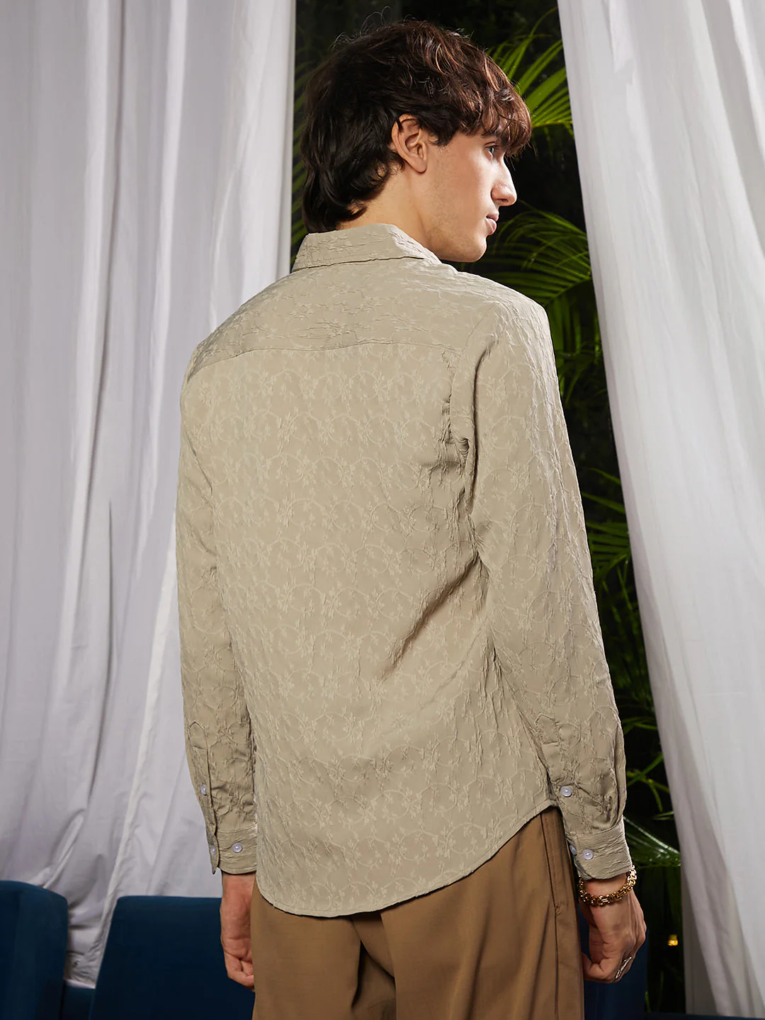 Floral-Textured Shirt - Image 4
