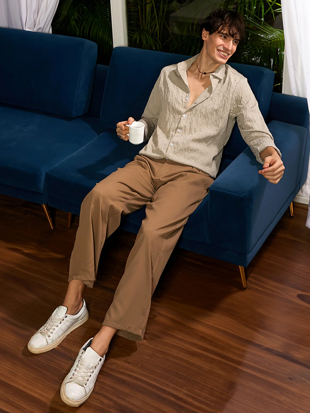 Floral-Textured Shirt - Image 6