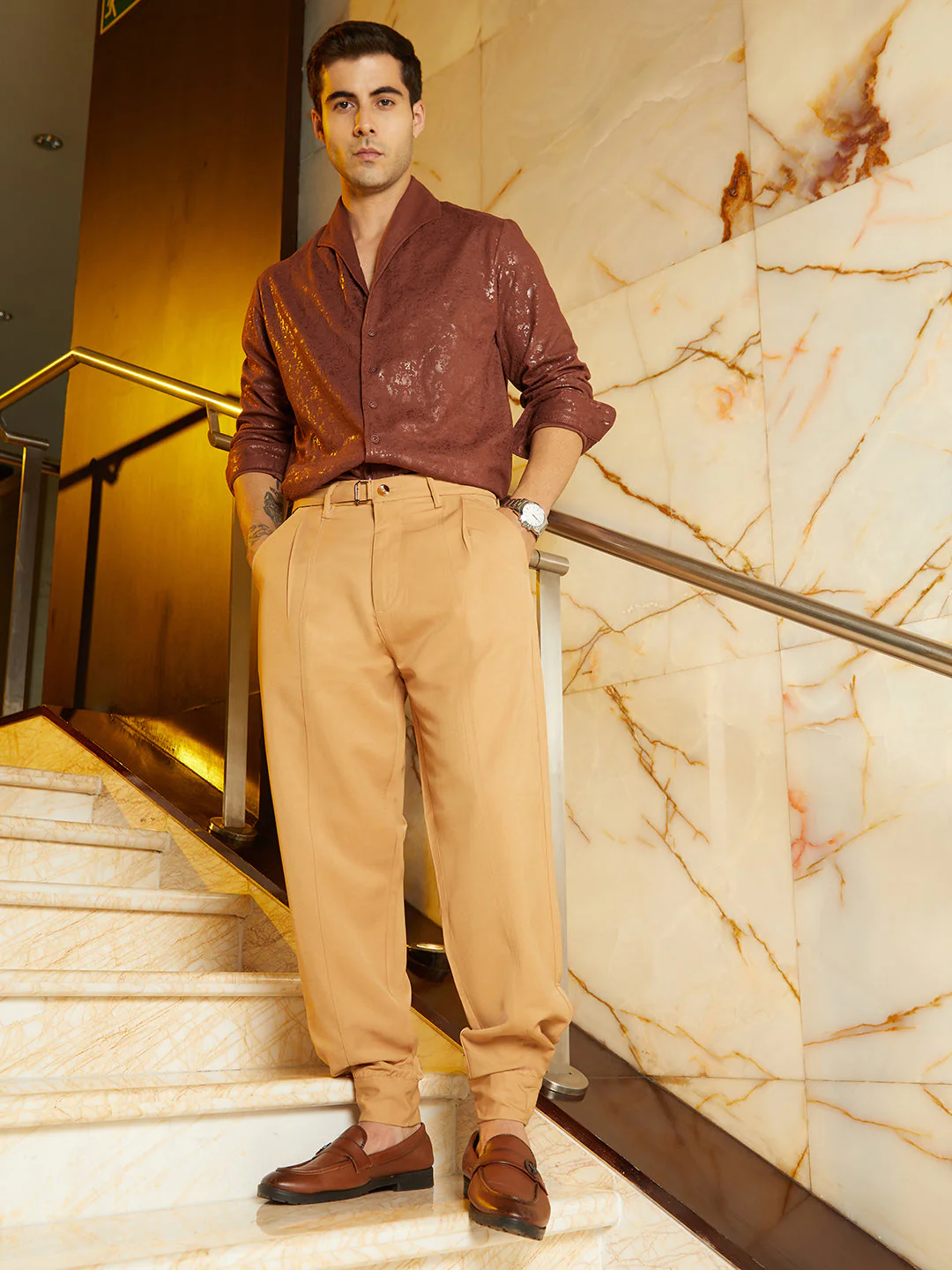 Panelled Gurkha Trousers - Image 5
