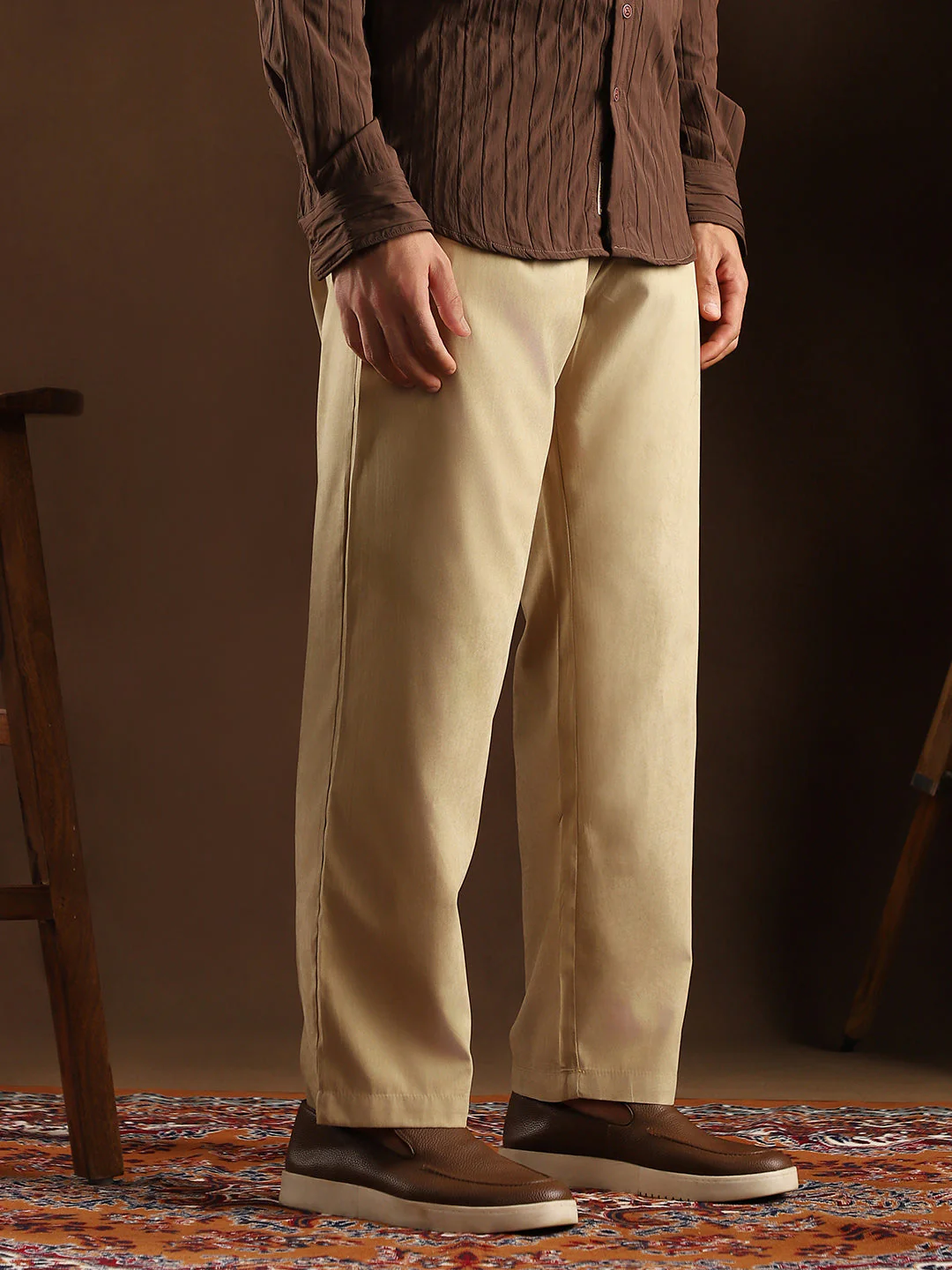 Lightweight - Pleated Tailored Trousers - Image 3
