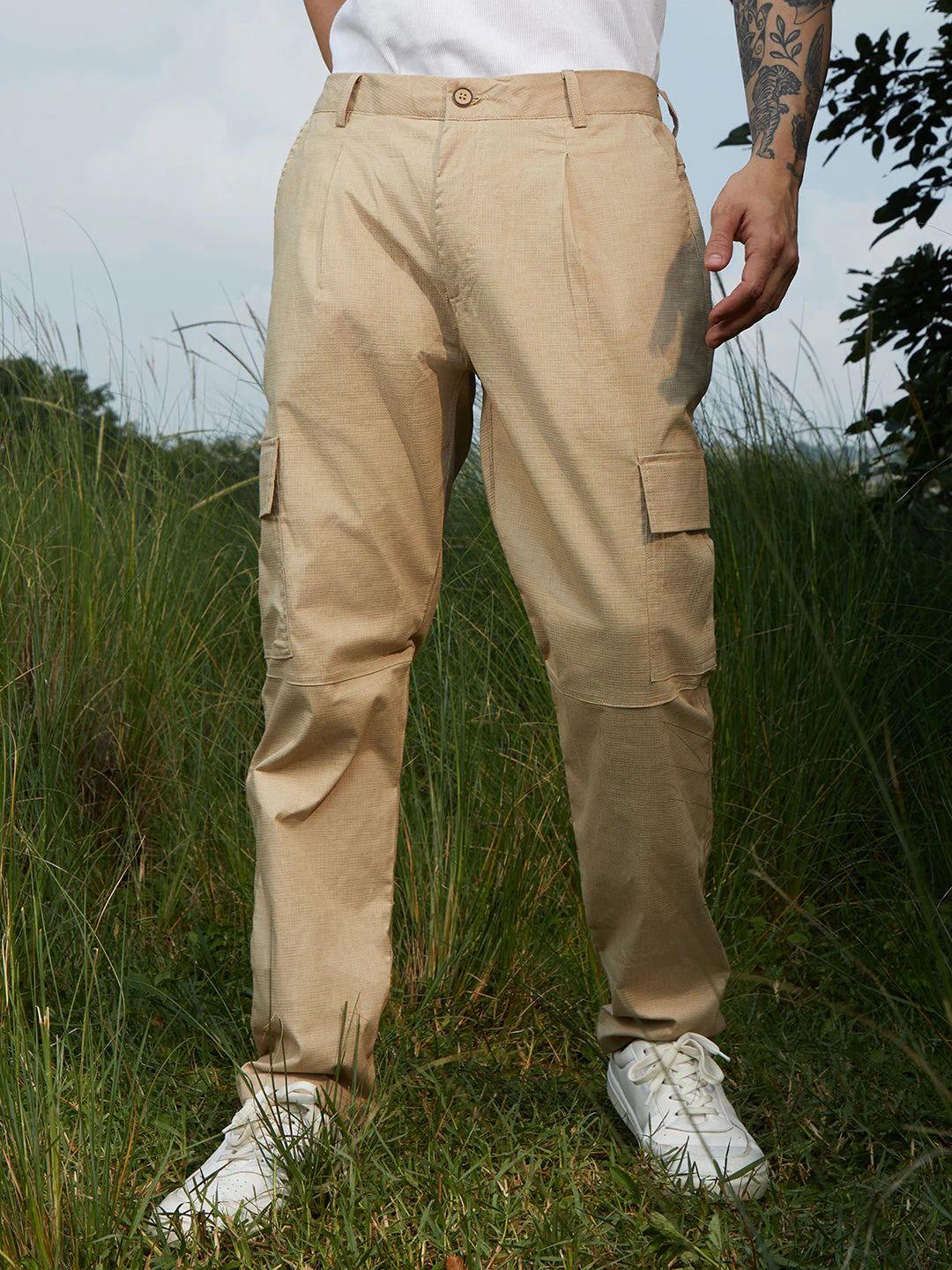 Lightweight - Slim-Fit Utility Trousers - Image 2