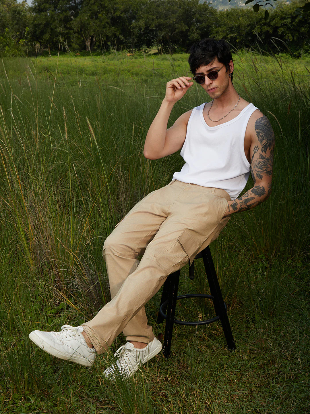 Lightweight - Slim-Fit Utility Trousers - Image 6