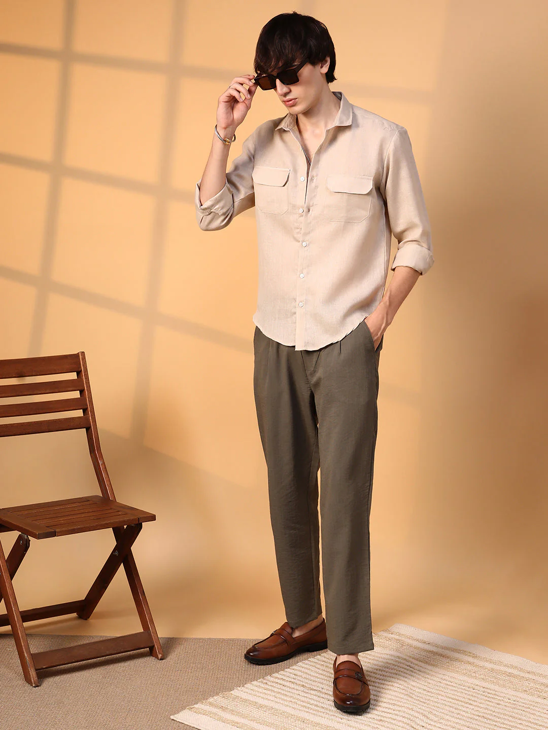 Solid Utility Shirt - Image 6