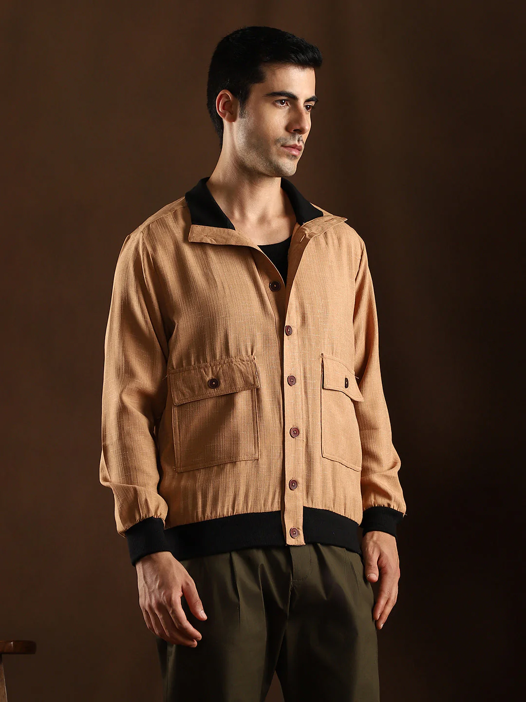 Tactile-Utility Bomber Jacket - Image 3