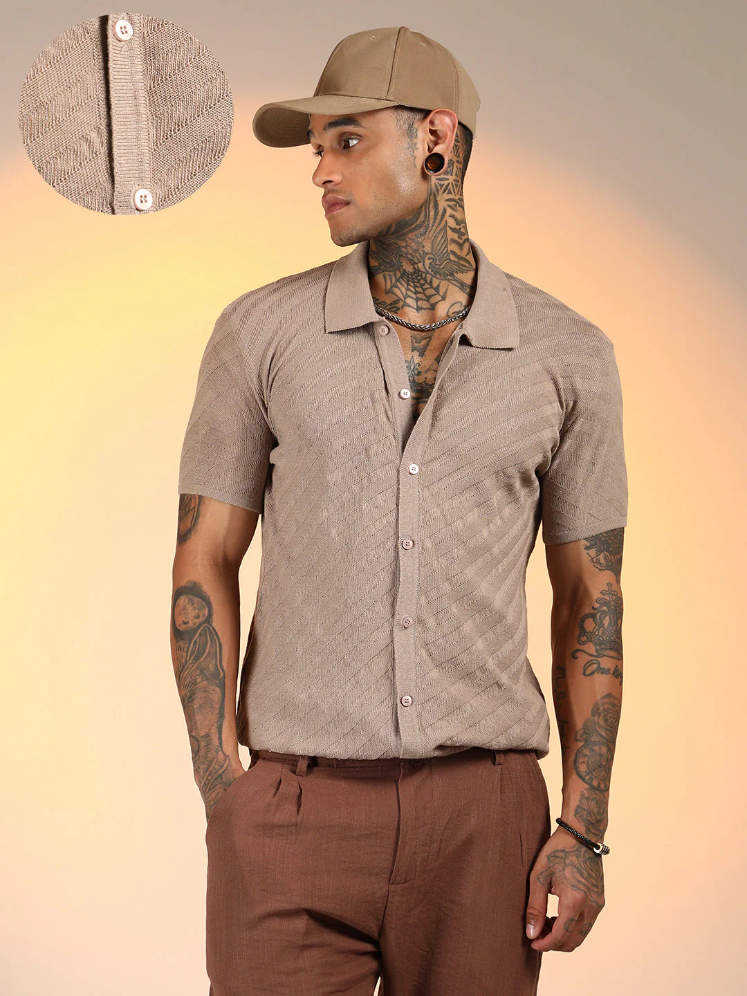 Tilted-Knit Shirt - Image 8