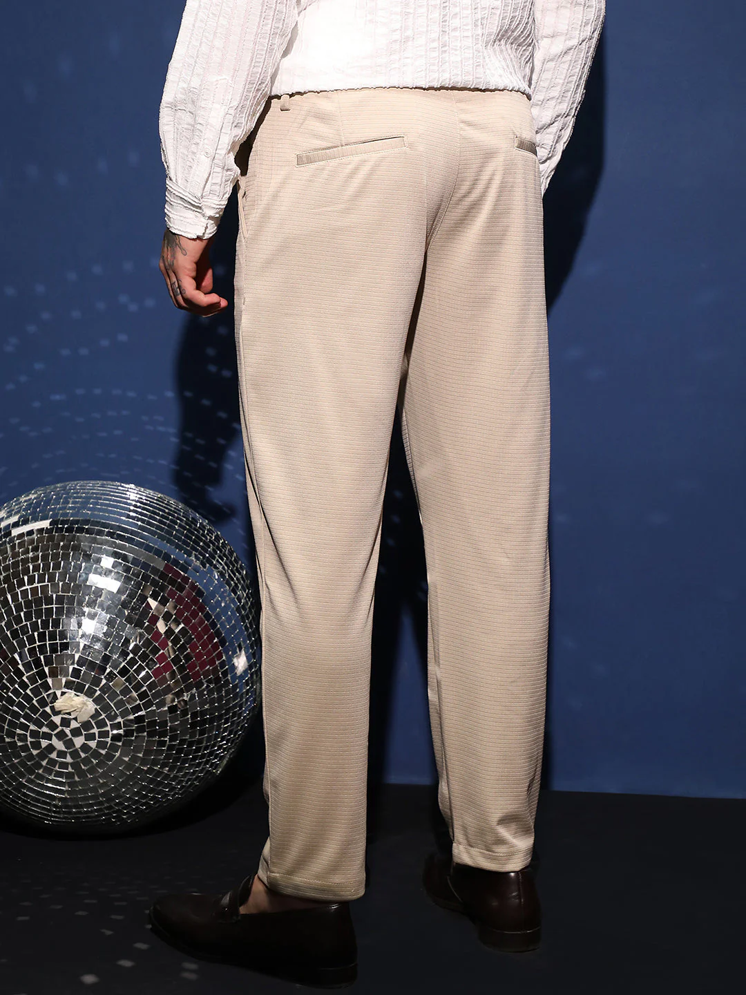 Waffle Chino Trousers - Image 4
