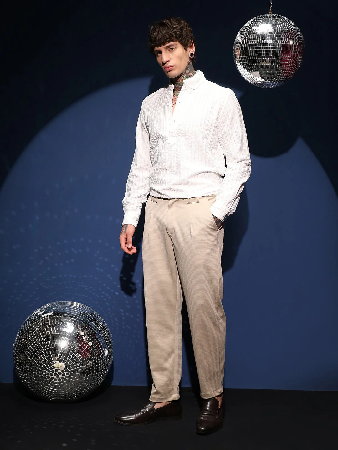 Waffle Chino Trousers - Image 5