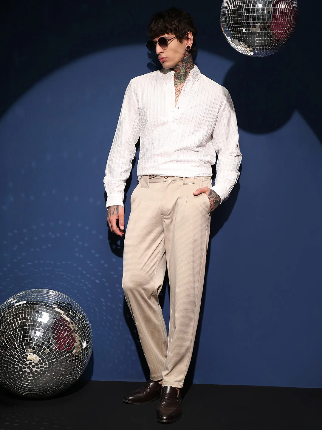 Waffle Chino Trousers - Image 6