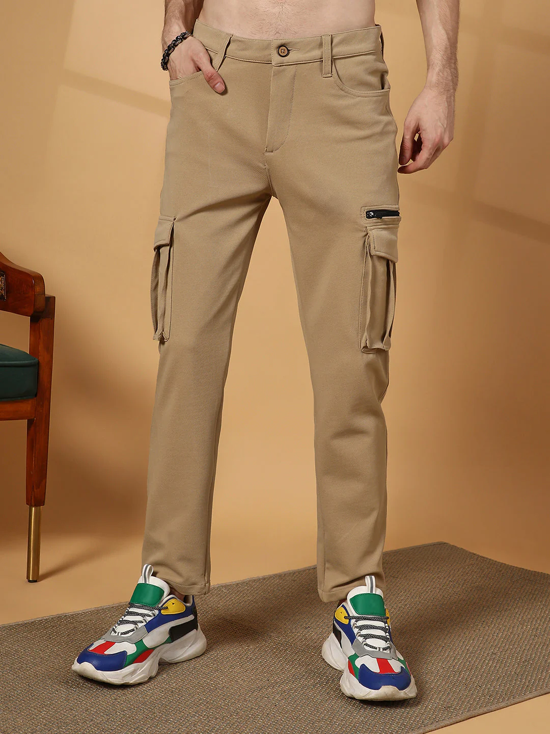 Chino Cargo Trousers - Image 2