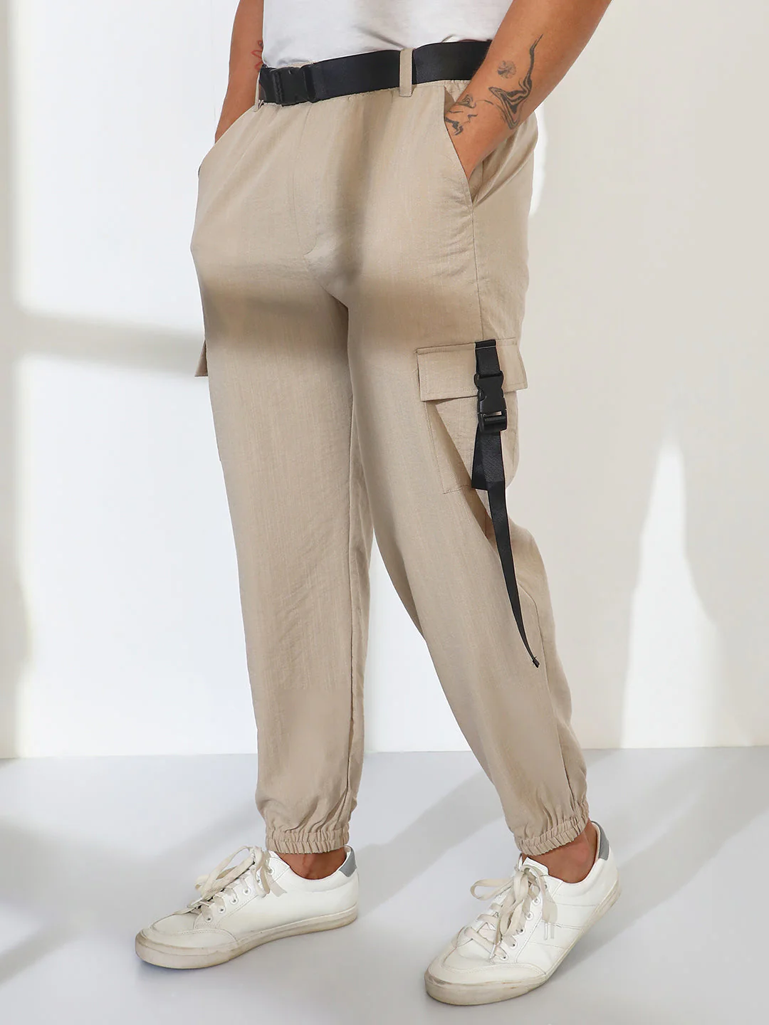 Lightweight - Cuffed Utility Trousers - Image 3