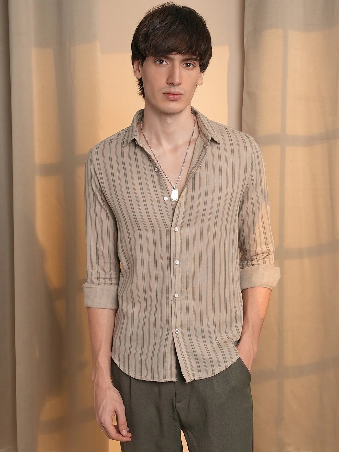 Halo-Striped Shirt - Image 2