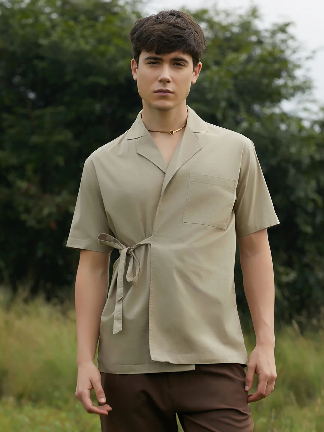 Korean Wrap Shirt - Image 2
