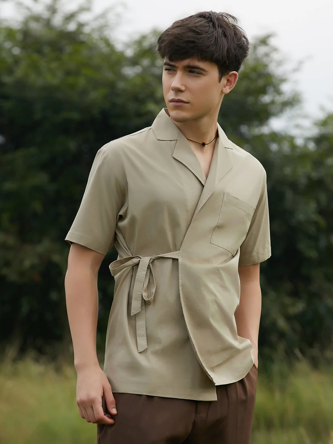 Korean Wrap Shirt - Image 3