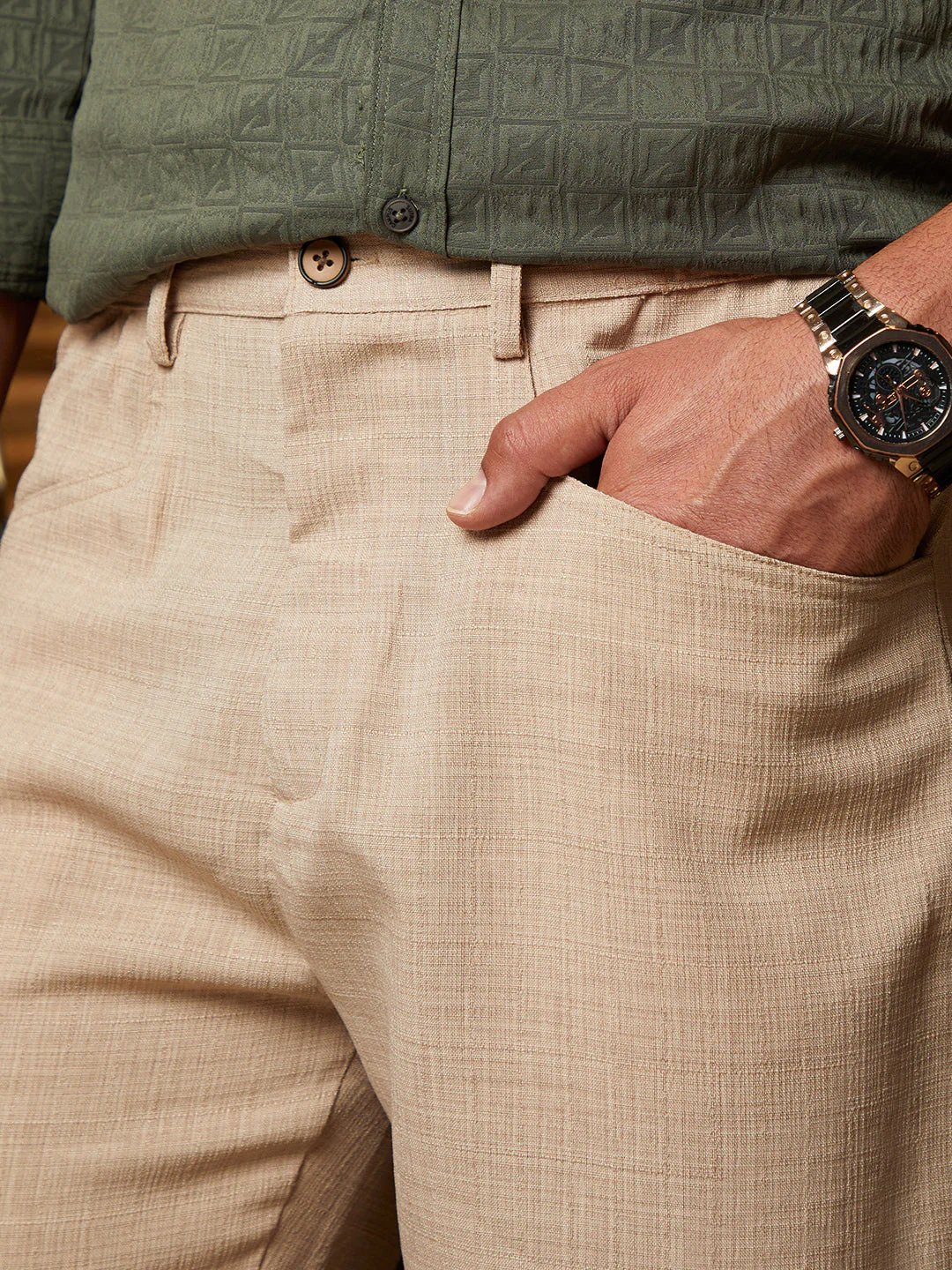 Lightweight - Tailored Linen-Blend Trousers - Image 7