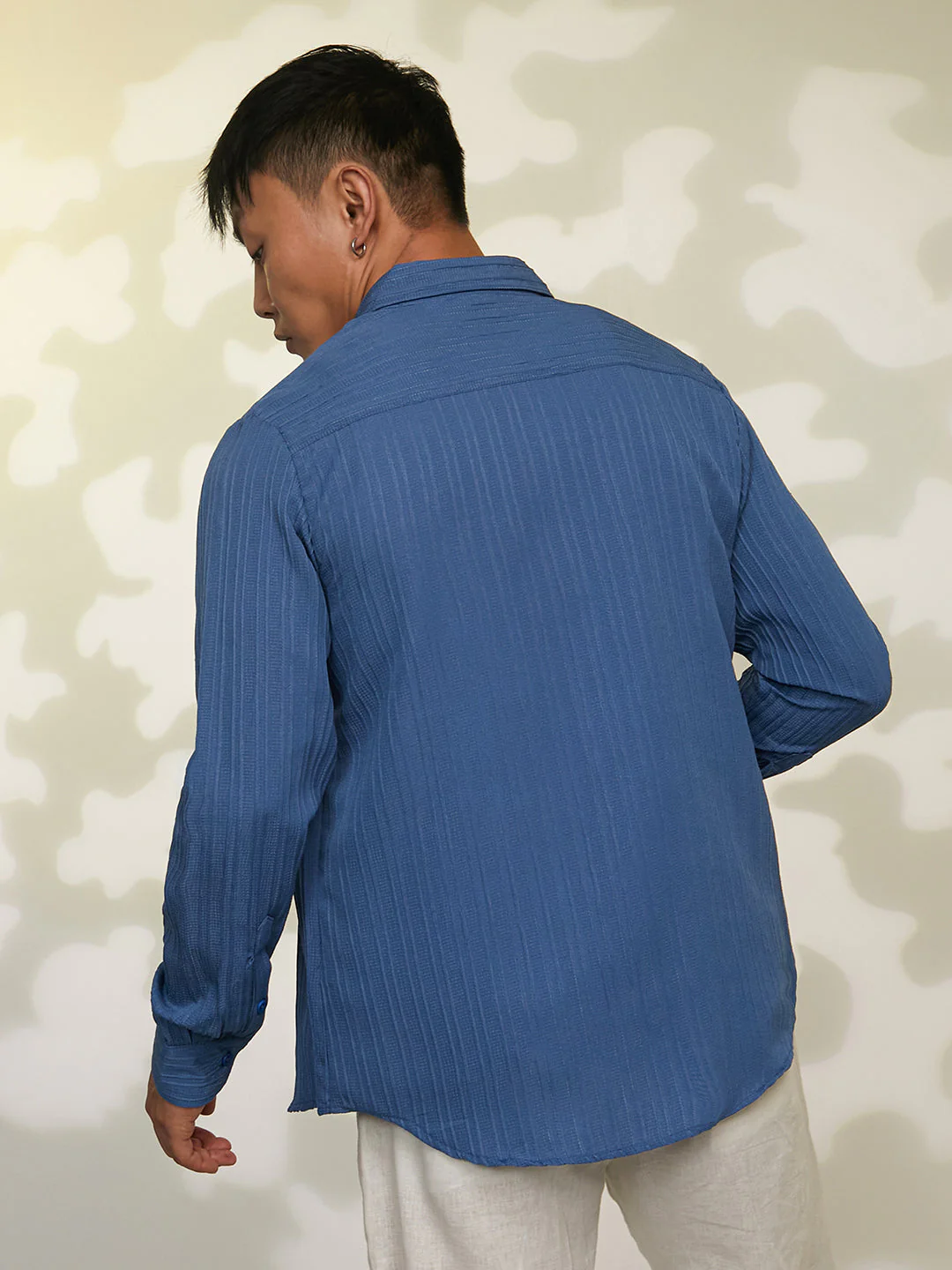 Self-Design Striped Shirt - Image 4