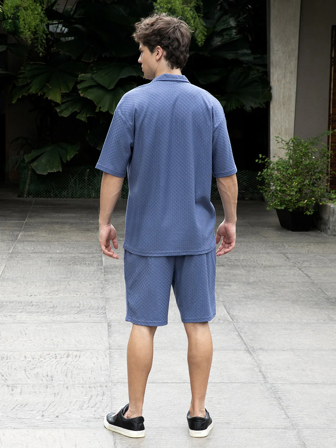 Trellis-Textured Relaxed Co-Ord Set - Image 3