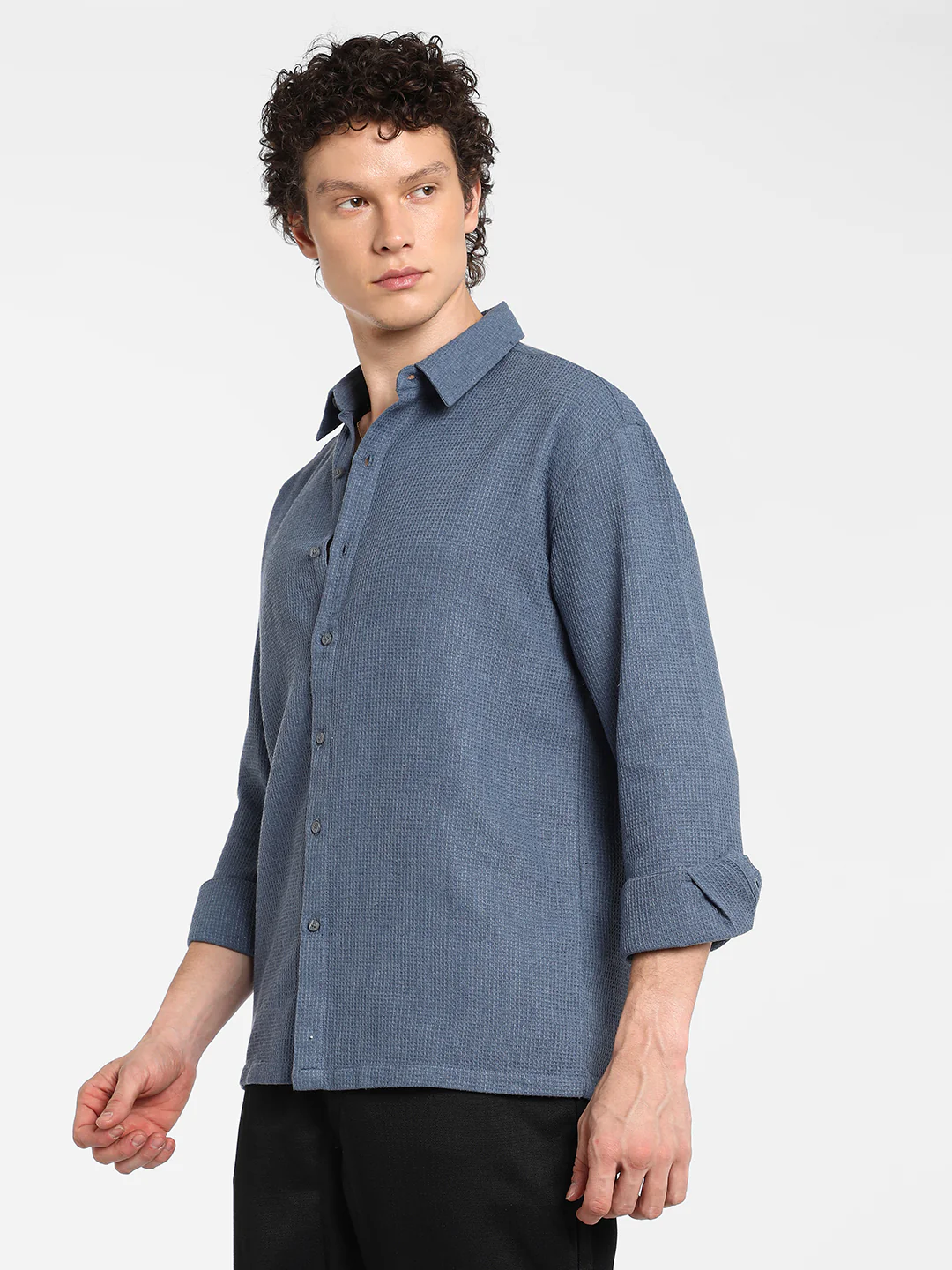 Waffle-Knit Shirt - Image 11